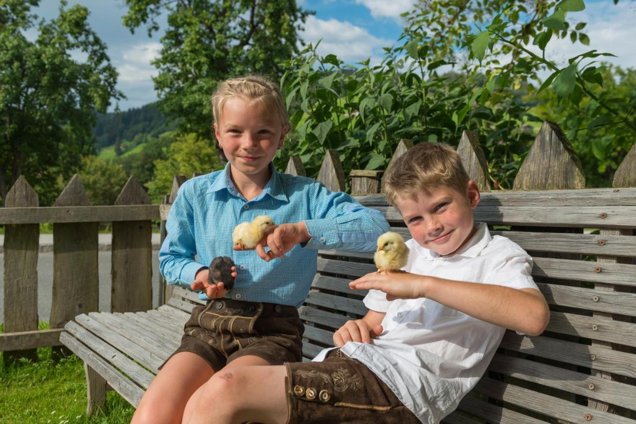 Hartlhof Urlaub Am Baby- Und Kinderbauernhof Niederau Exterior foto